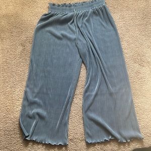 Pink lily wide leg palazzo pants